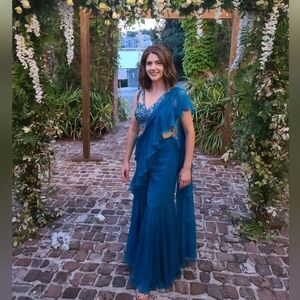 Indian Formal Sharara Set with Dupatta